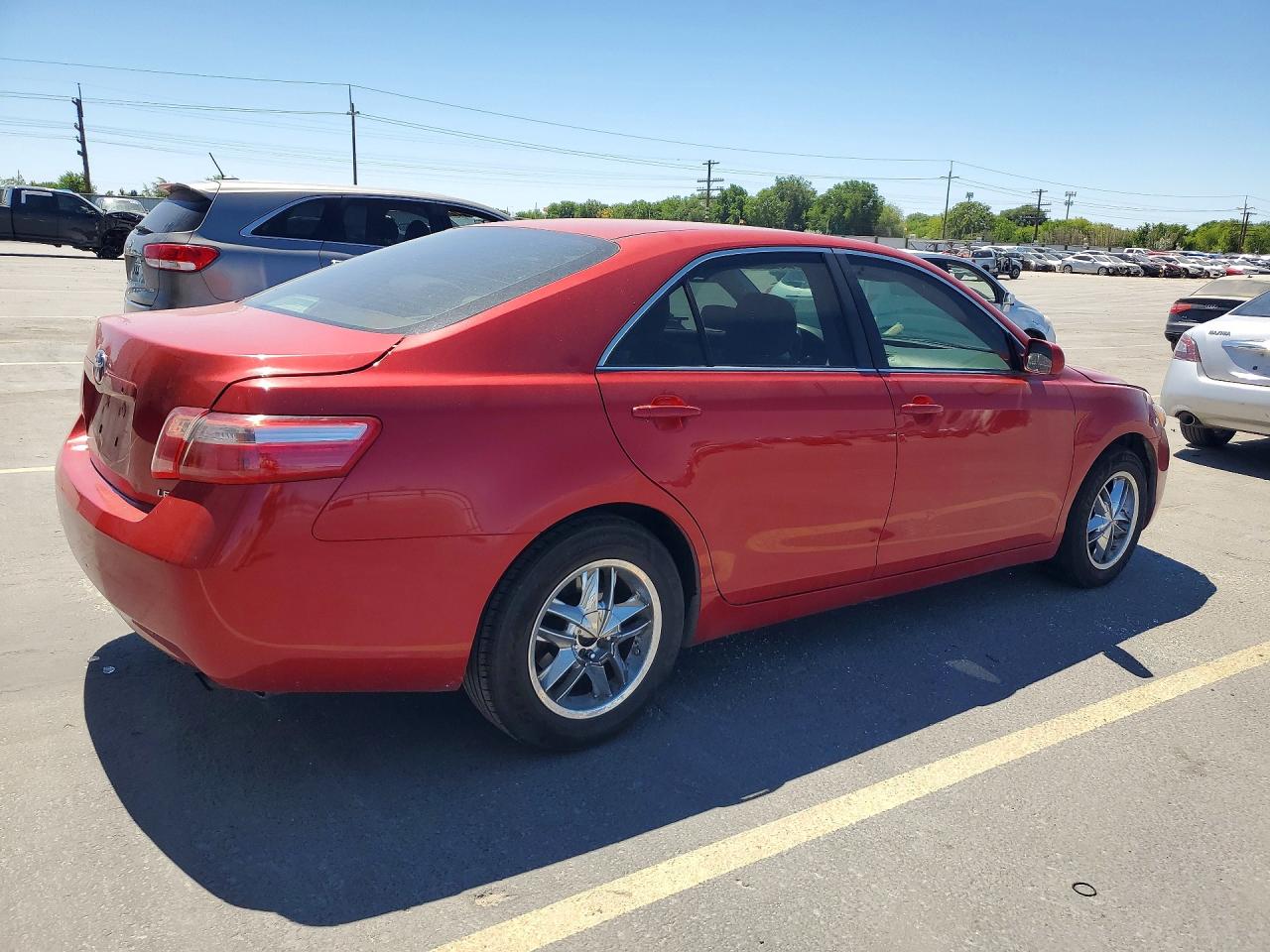 2009 Toyota Camry Le Красный vin: 4T1BE46K99U395954