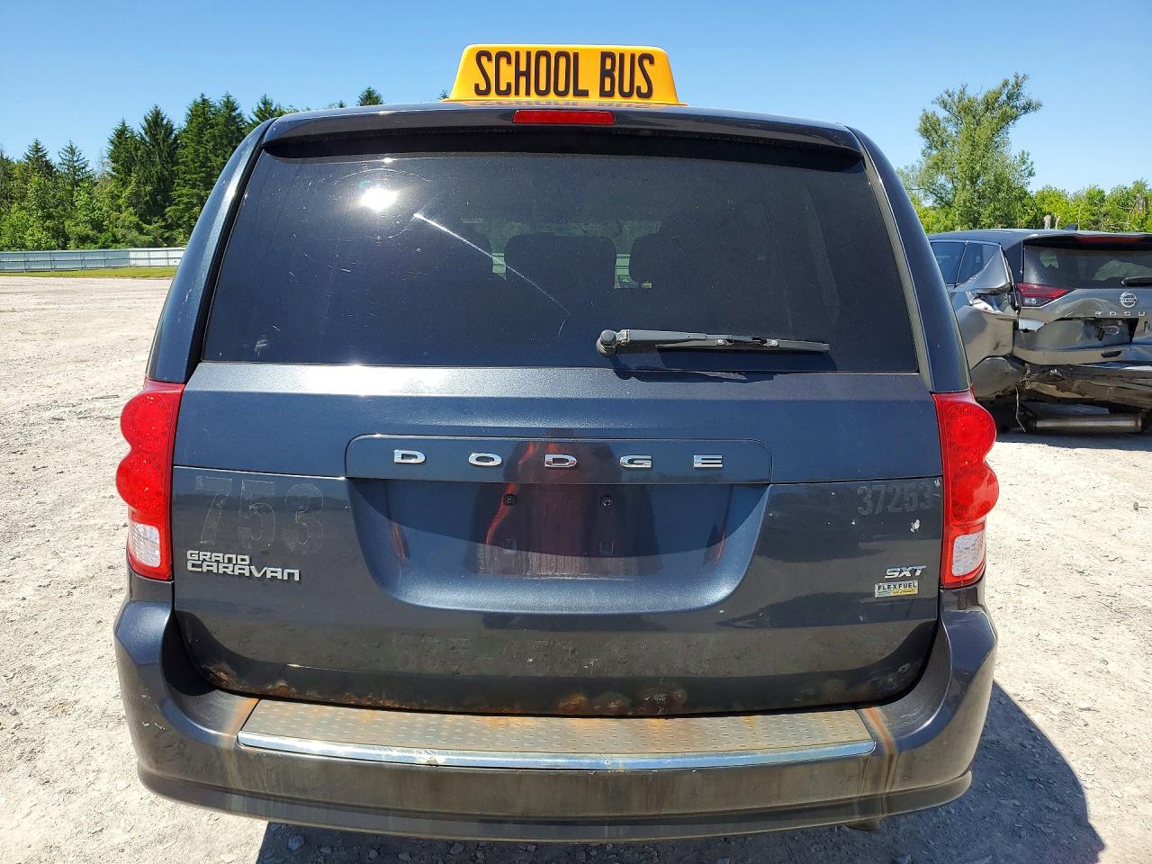2014 Dodge Grand Caravan Sxt Blue vin: 2C4RDGCG1ER253211