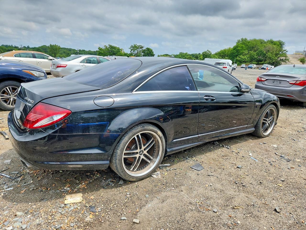 2007 Mercedes-benz Cl 550 Black vin: WDDEJ71XX7A006731