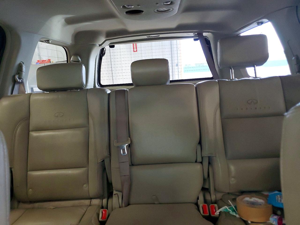 2005 Infiniti Qx56 Base White vin: 5N3AA08CX5N812922