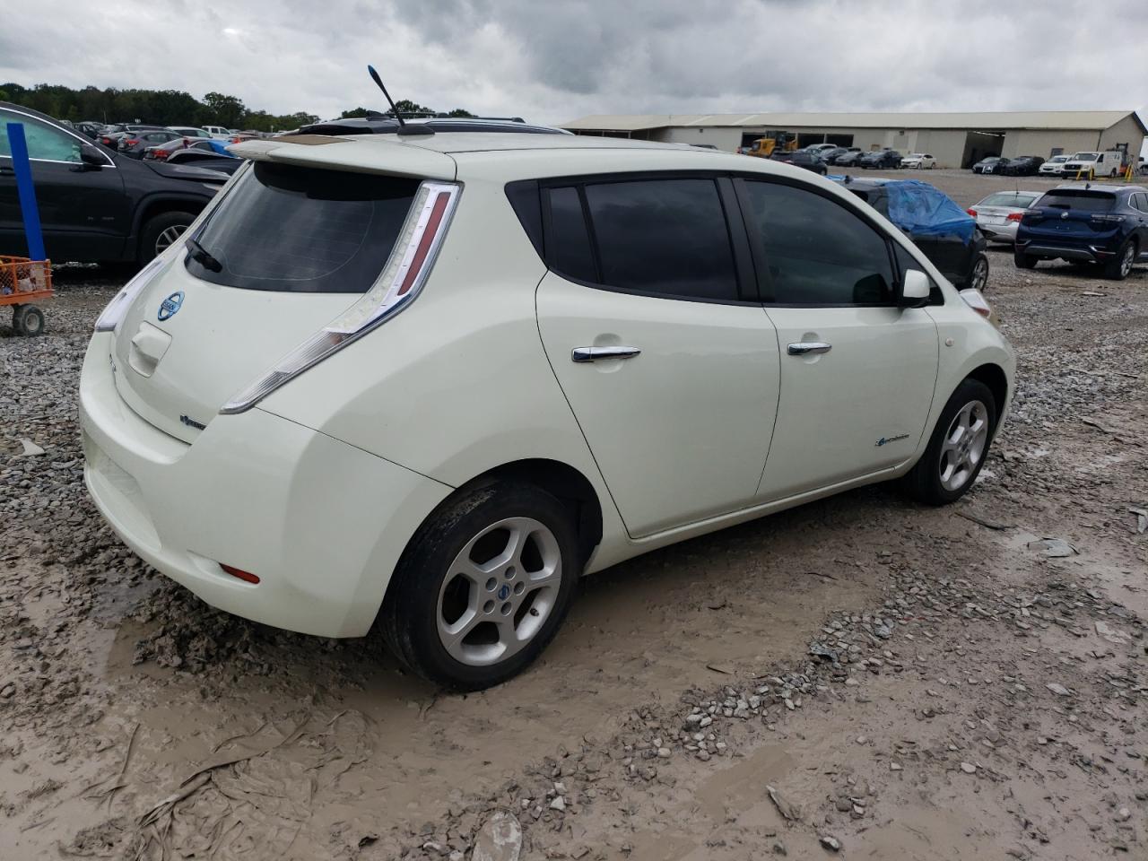 2011 Nissan Leaf Sv Белый vin: JN1AZ0CP0BT005898