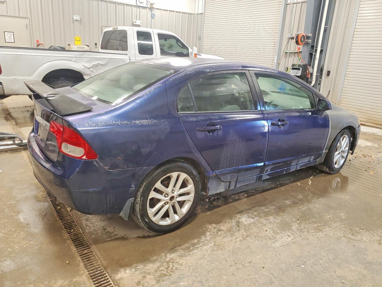 2009 Honda Civic Lx Blue vin: 2HGFA16519H507743