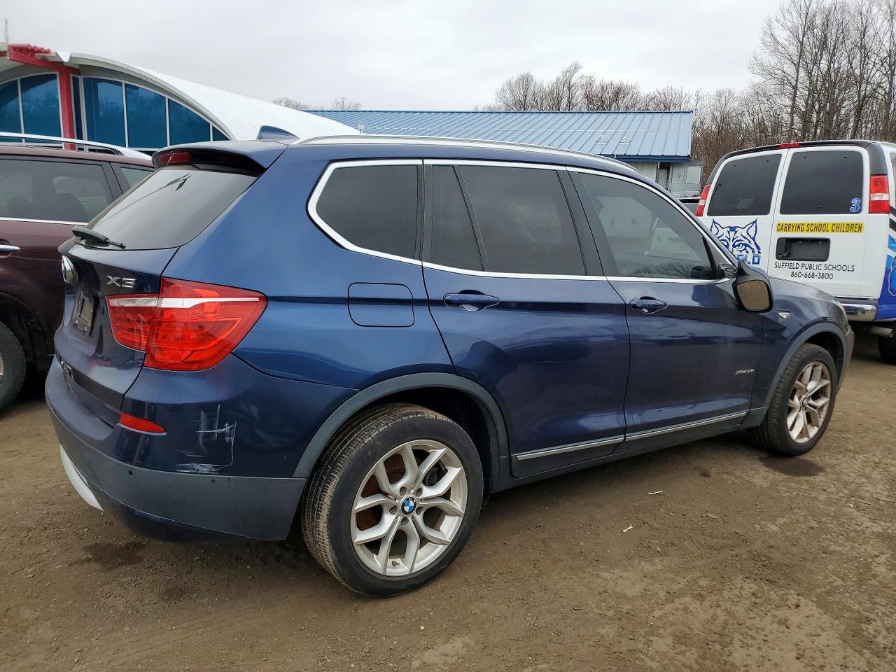 2014 Bmw X3 Xdrive35i Синий vin: 5UXWX7C54E0E75245