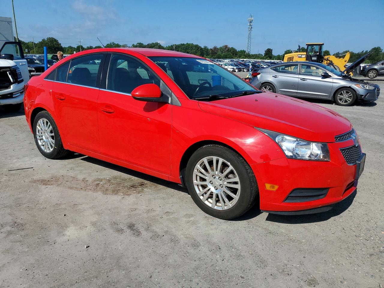 2014 Chevrolet Cruze Eco Red vin: 1G1PH5SB5E7315287
