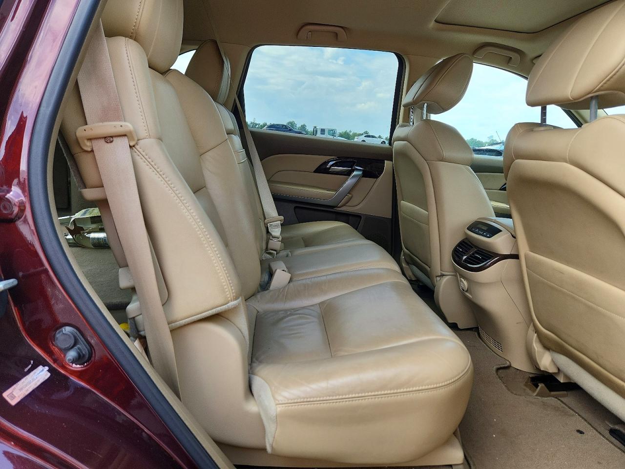 2013 Acura Mdx Burgundy vin: 2HNYD2H22DH515974