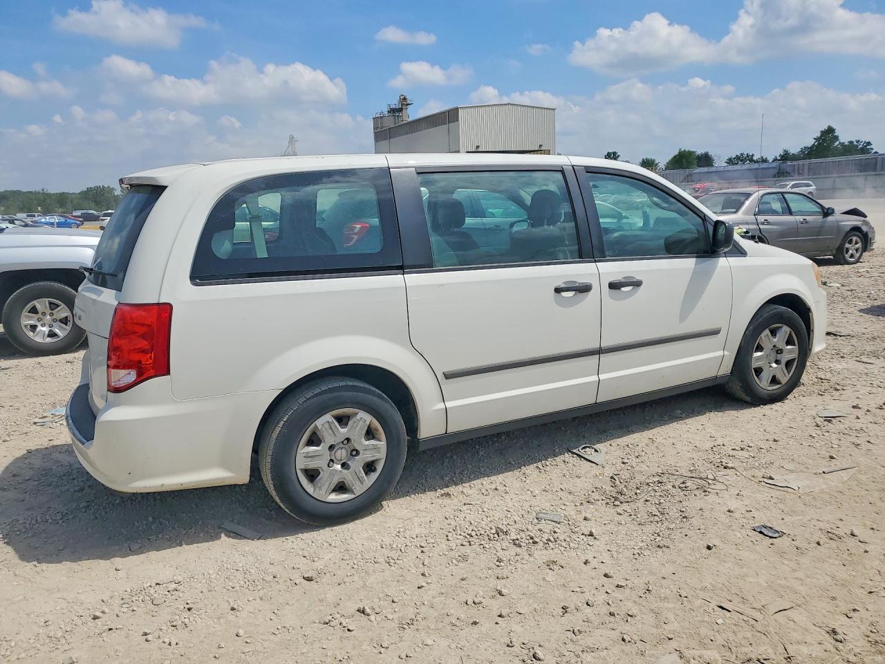 2012 Dodge Grand Caravan Se White vin: 2C4RDGBG3CR215994