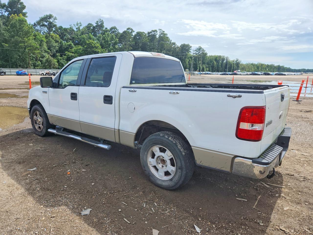 2008 Ford F150 Supercrew White vin: 1FTRW12W28FA93514