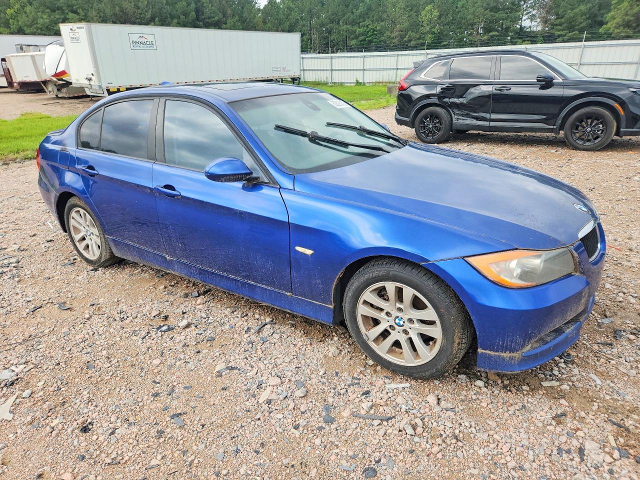 2007 Bmw 328 I Sulev Blue vin: WBAVC53577FZ75973