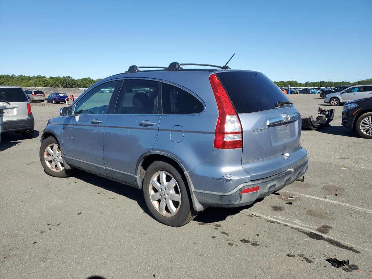 2008 Honda Cr-v Exl Silver vin: JHLRE487X8C054517