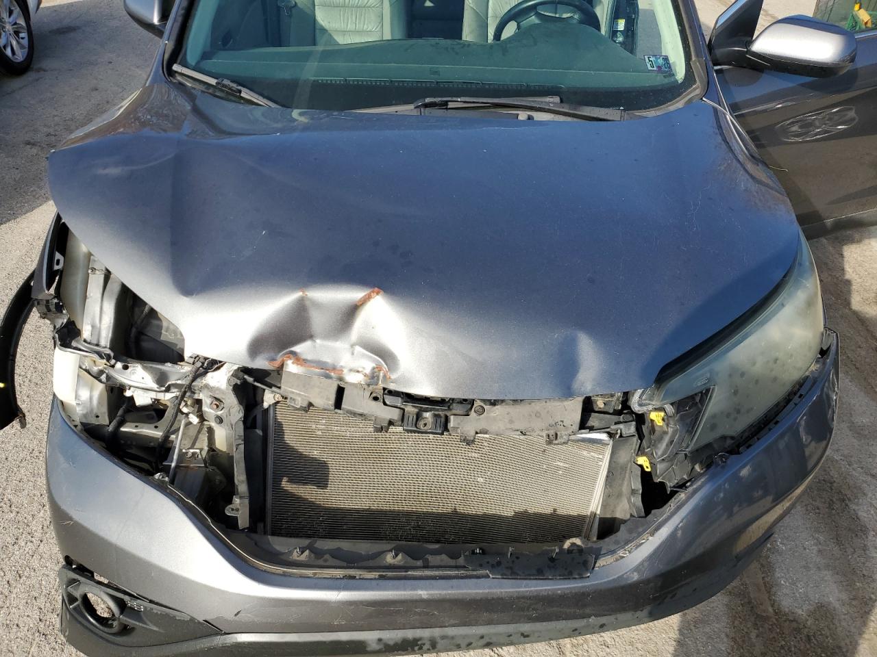 2012 Honda Cr-v Exl Gray vin: 2HKRM4H72CH629030
