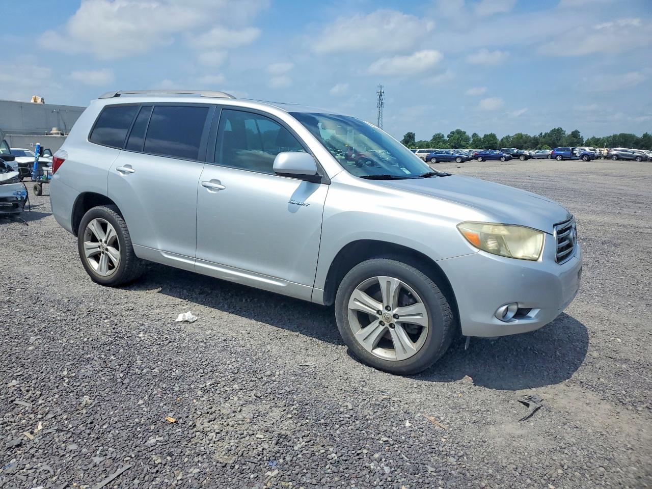2008 Toyota Highlander Sport Серебряный vin: JTEES43A282025098