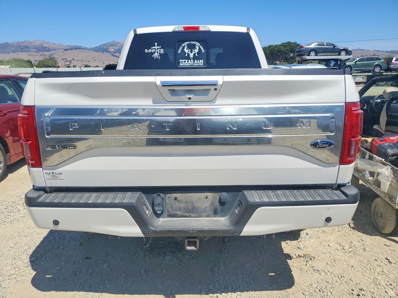 2015 Ford F150 Supercrew White vin: 1FTFW1EG0FFC76575
