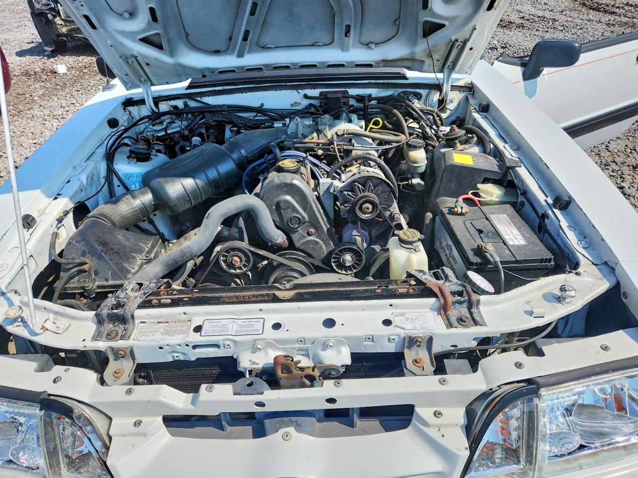 1988 Ford Mustang Lx Белый vin: 1FABP44A1JF161041