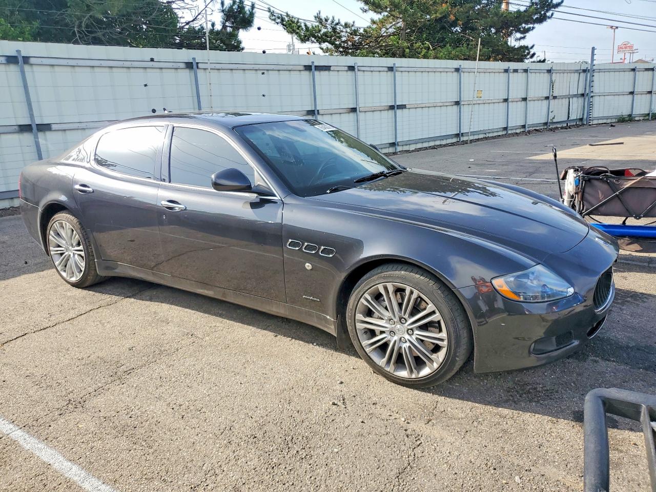 2011 Maserati Quattroporte S Gray vin: ZAM39JKA3B0058116