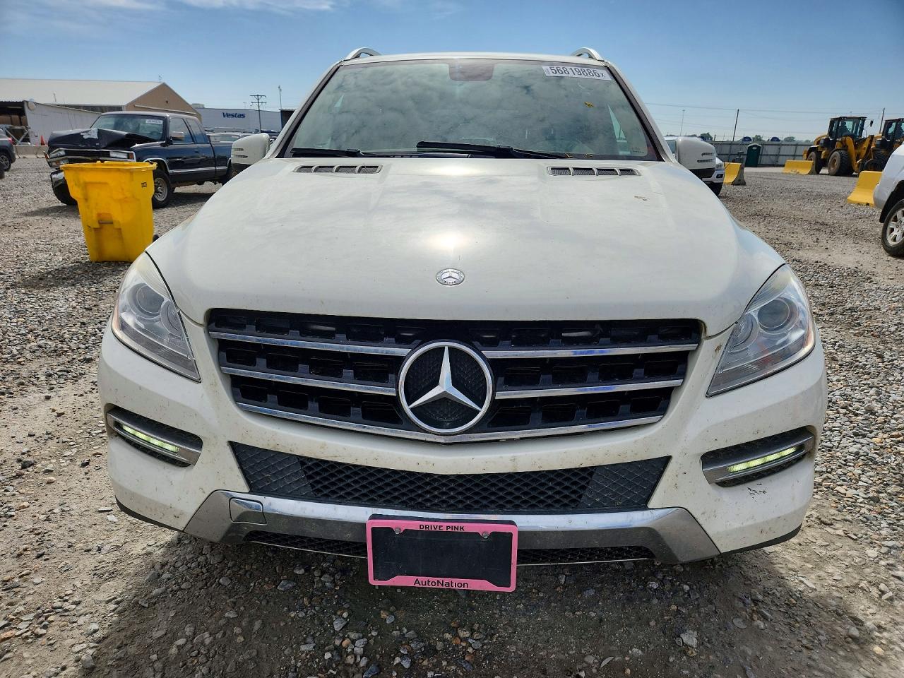 2013 Mercedes-benz Ml 350 4matic White vin: 4JGDA5HB5DA249441