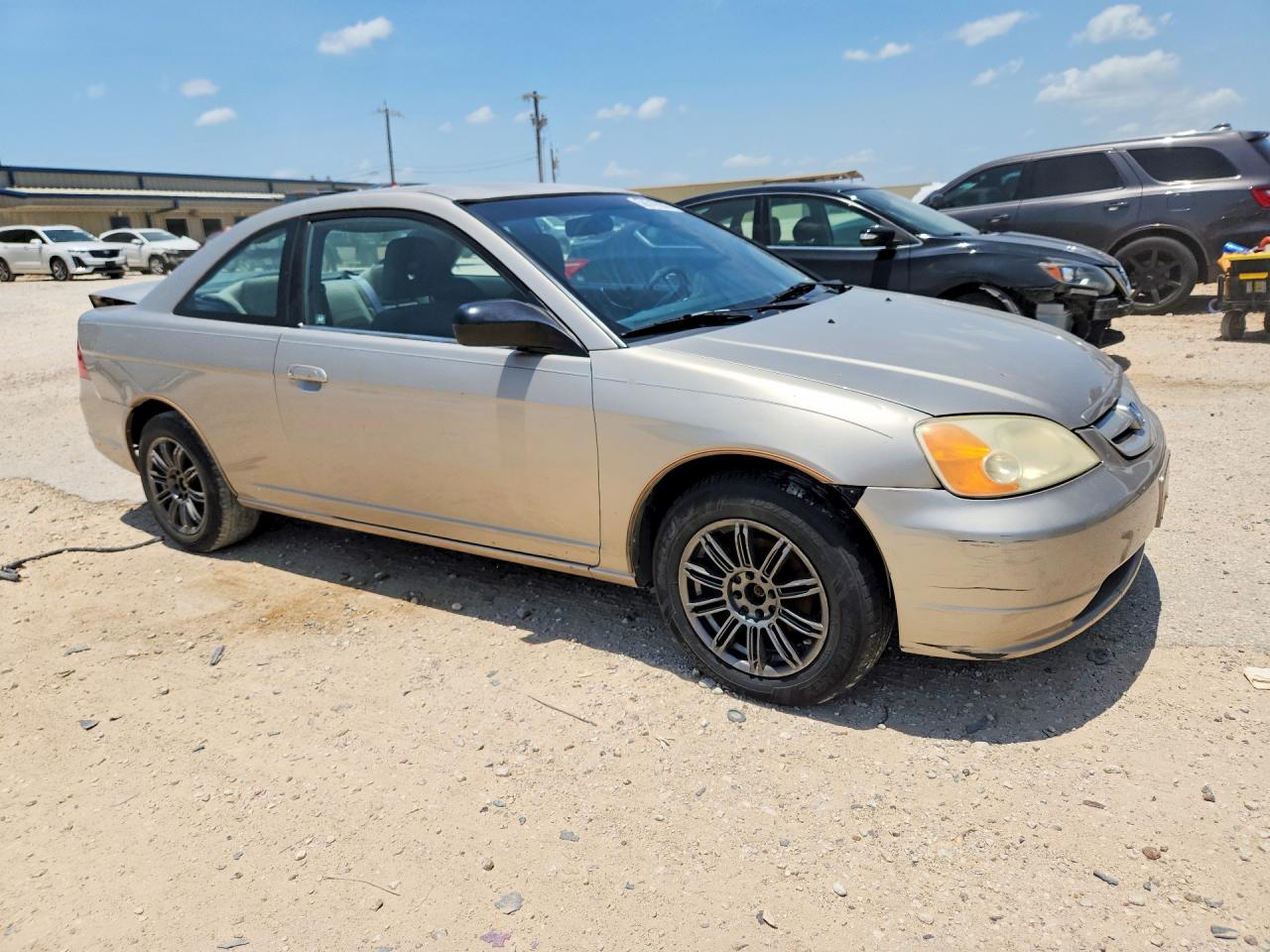 2002 Honda Civic Lx Серый vin: 1HGEM22562L064478