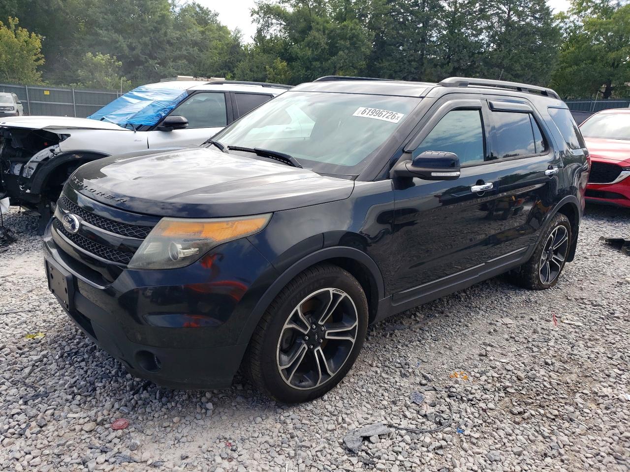 2013 Ford Explorer Sport Black vin: 1FM5K8GT6DGC49894