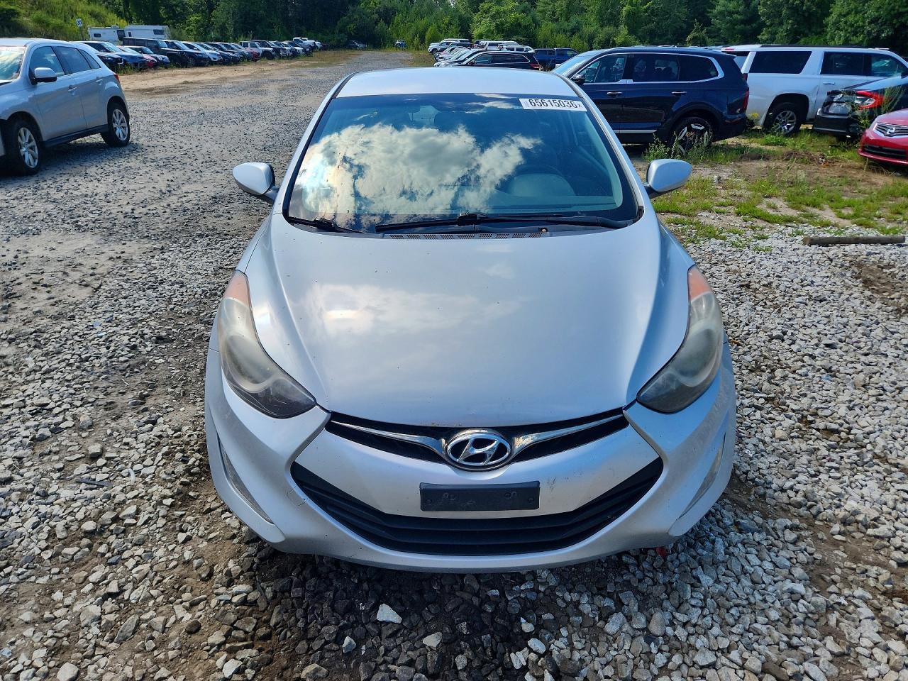 2013 Hyundai Elantra Coupe Gs Silver vin: KMHDH6AEXDU006776
