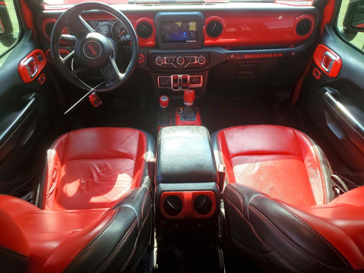2019 Jeep Wrangler Unlimited Sport Red vin: 1C4HJXDG5KW528214