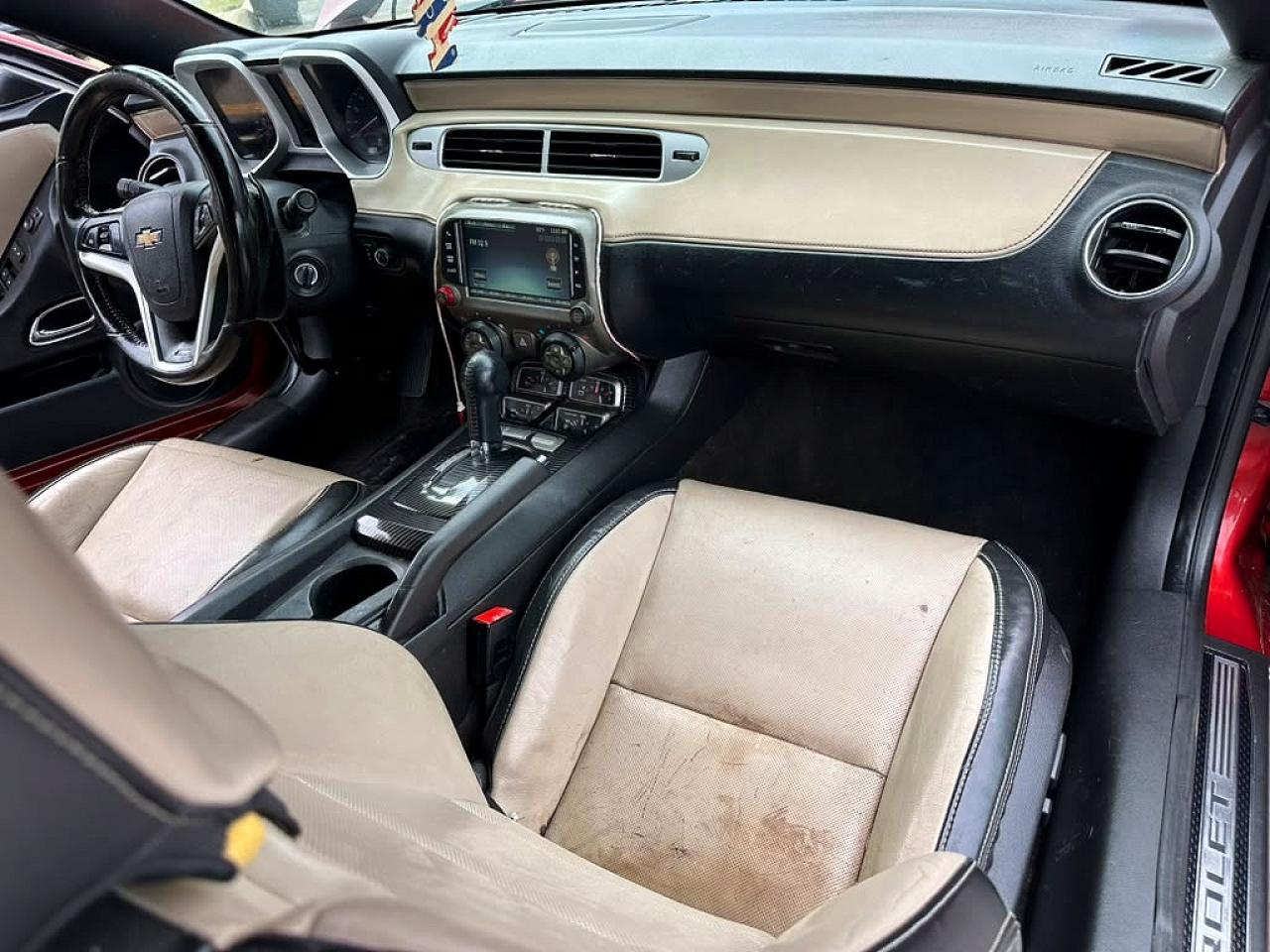2014 Chevrolet Camaro 2ss Red vin: 2G1FK3DJ2E9212882