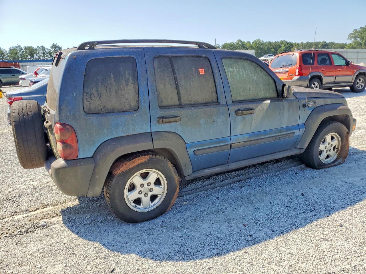 2006 Jeep Liberty Sport Blue vin: 1J4GL48K66W179213
