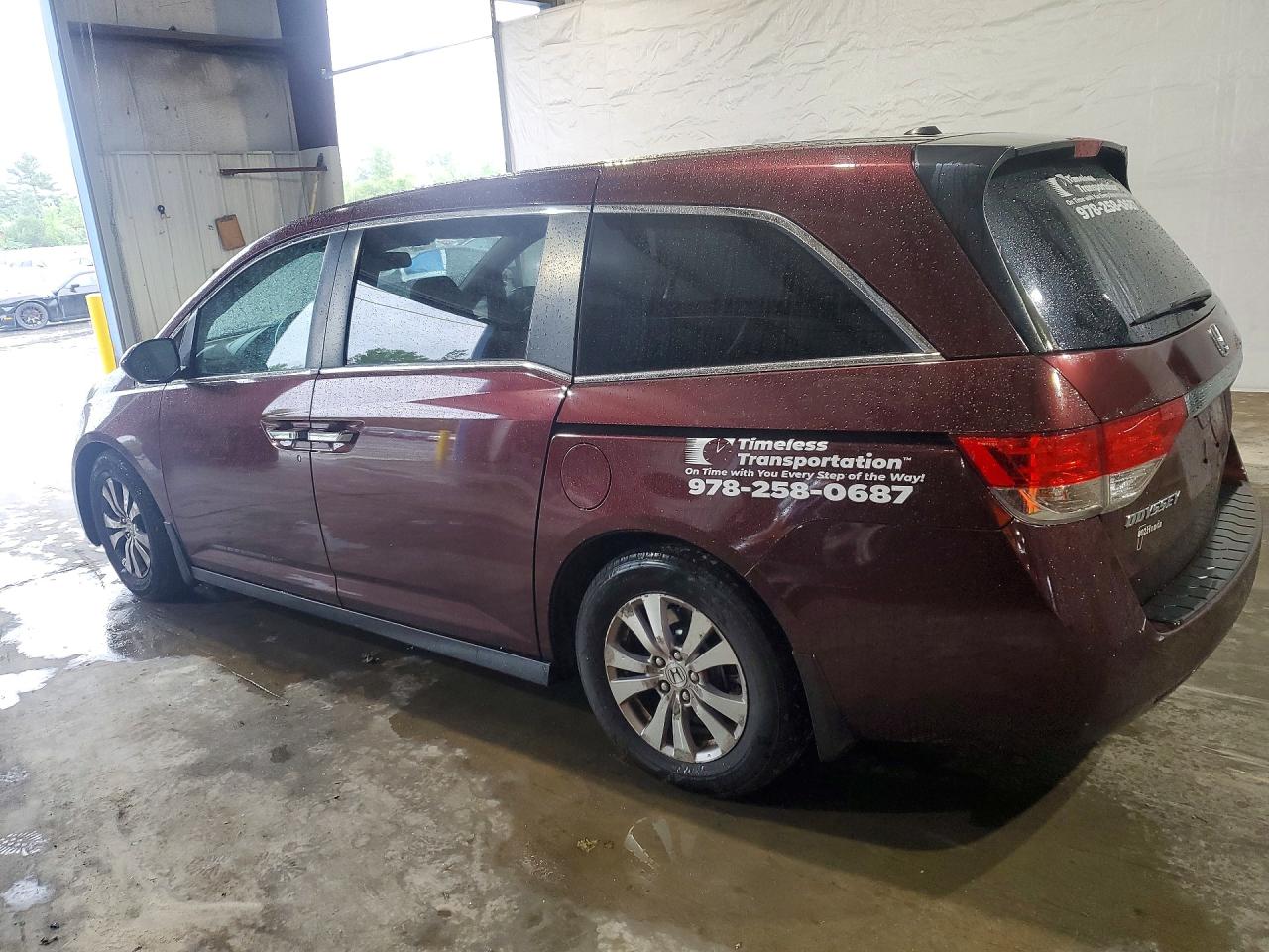 2015 Honda Odyssey Exl Красный vin: 5FNRL5H62FB054902