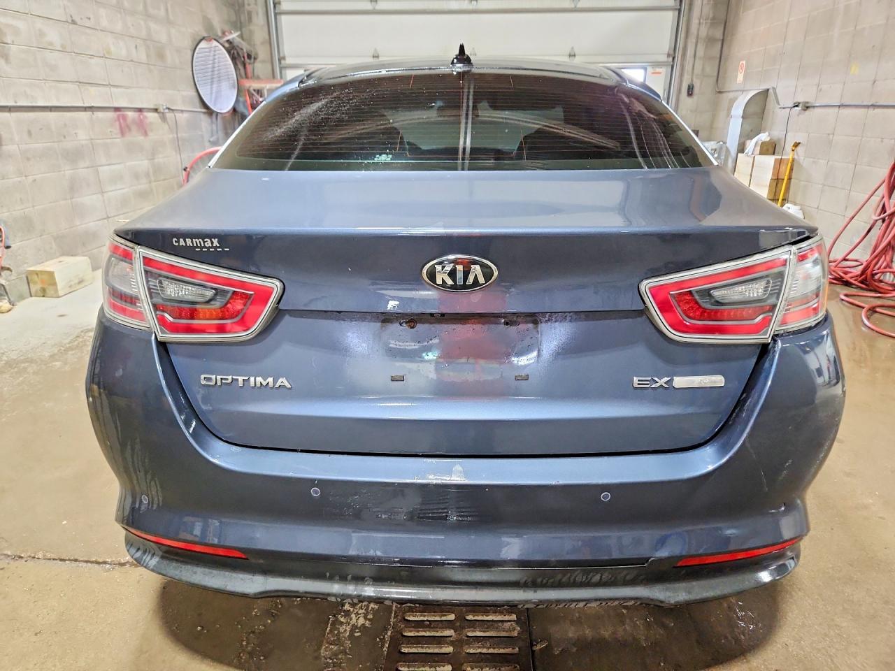 2015 Kia Optima Hybrid White vin: KNAGN4AD6F5084956