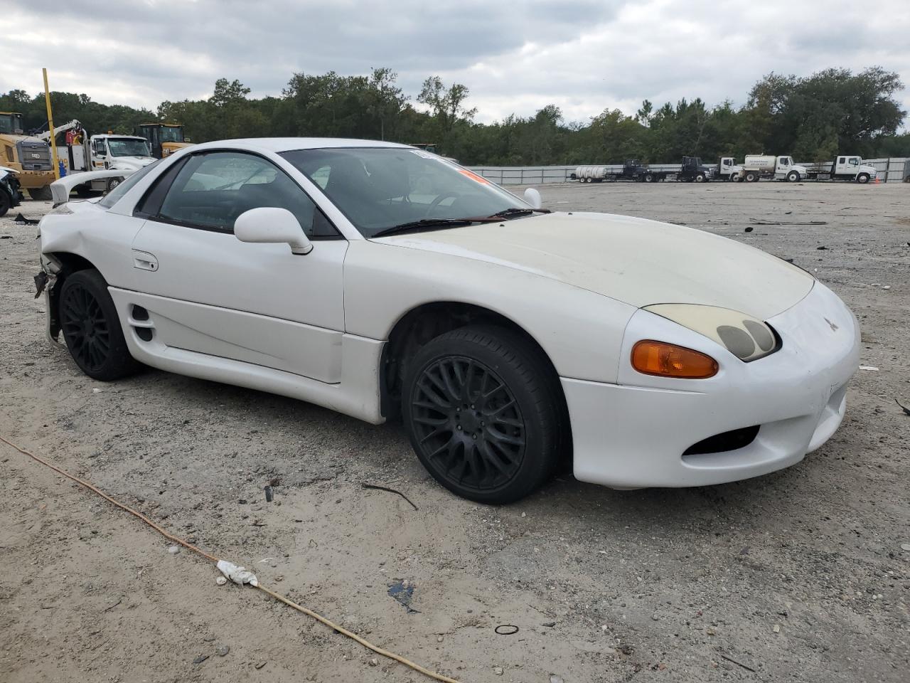 1998 Mitsubishi 3000 Gt White vin: JA3AM44H0WY003375