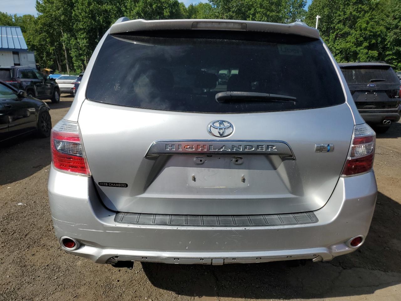 2010 Toyota Highlander Hybrid Серебряный vin: JTEBW3EH9A2046130