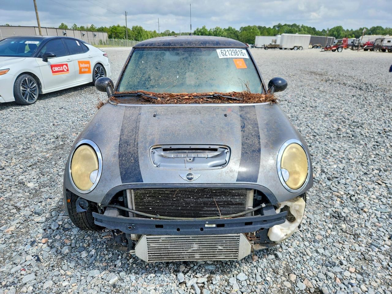 2010 Mini Cooper S Gray vin: WMWMF7C56ATX42433