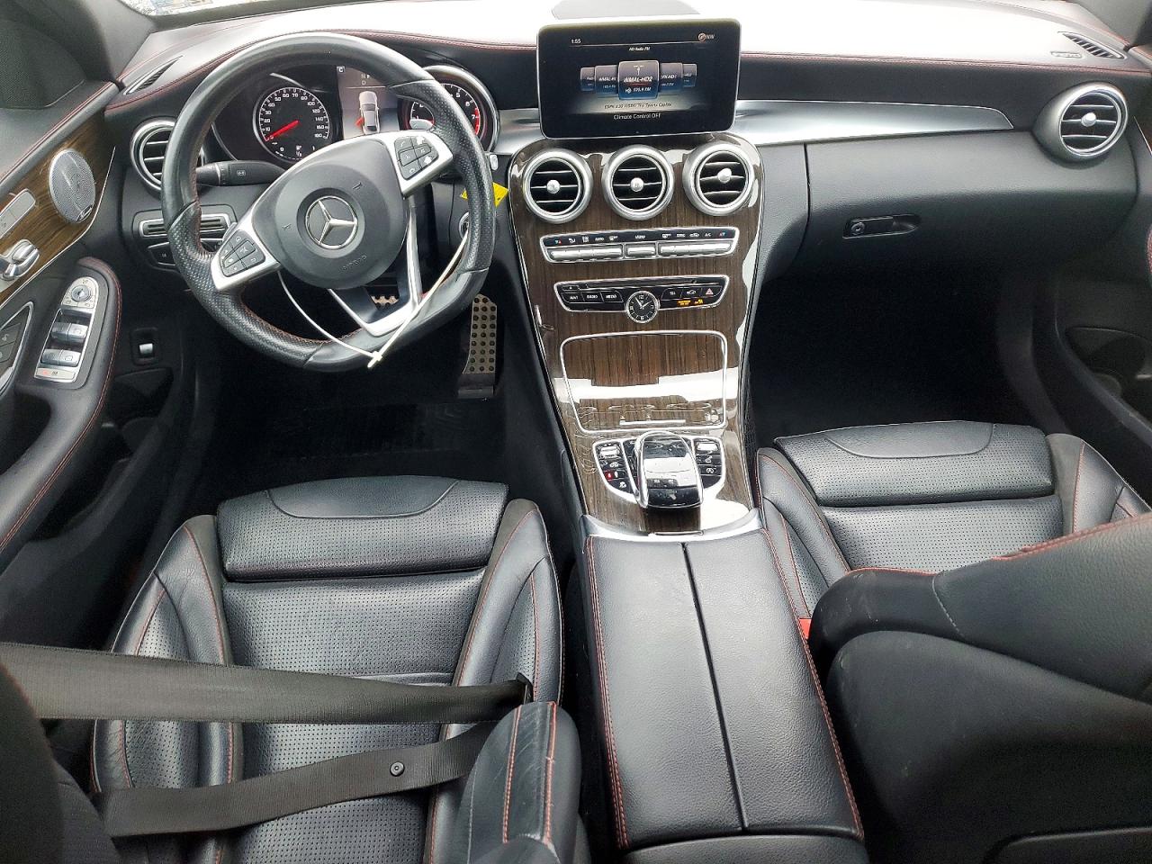 2018 Mercedes-benz C 43 4matic Amg White vin: 55SWF6EB4JU247044