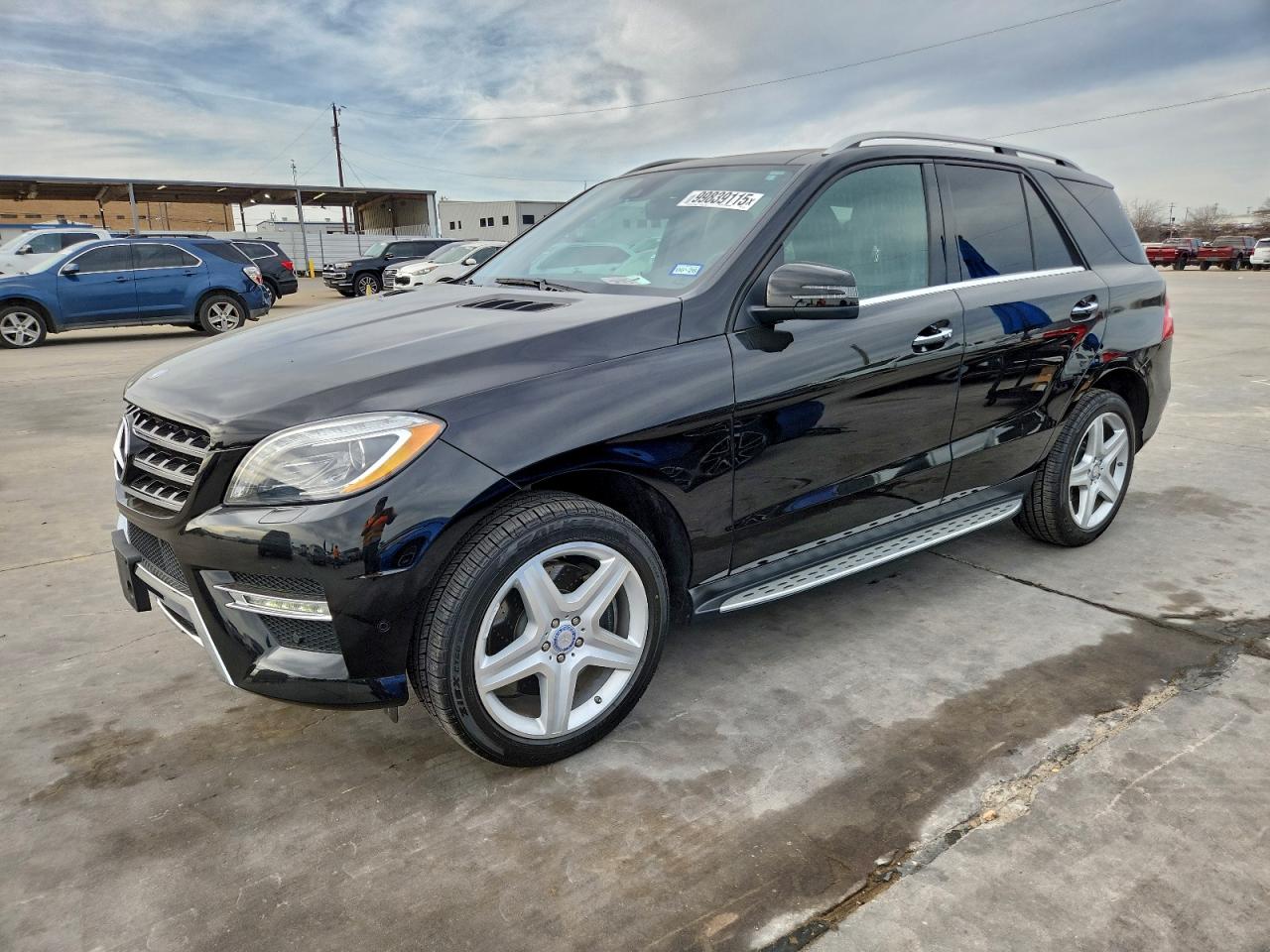 2013 Mercedes-benz Ml 550 4matic Black vin: 4JGDA7DB1DA167224