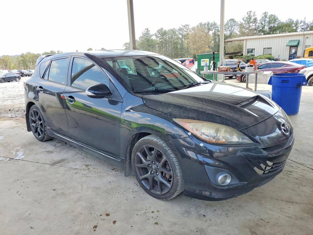 2013 Mazda Speed 3 Black vin: JM1BL1L37D1709083