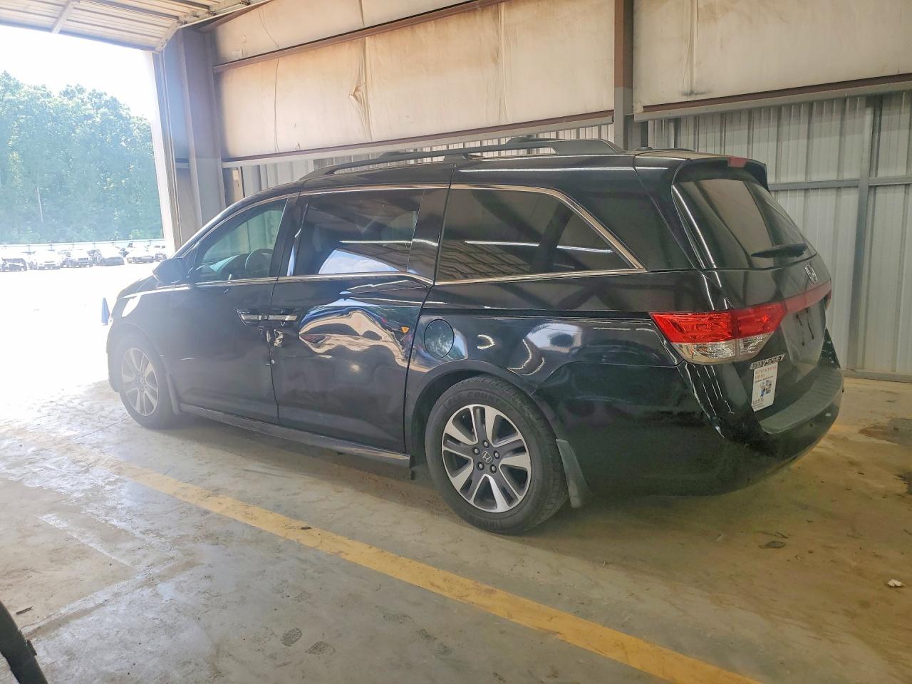 2014 Honda Odyssey Touring Black vin: 5FNRL5H91EB008342