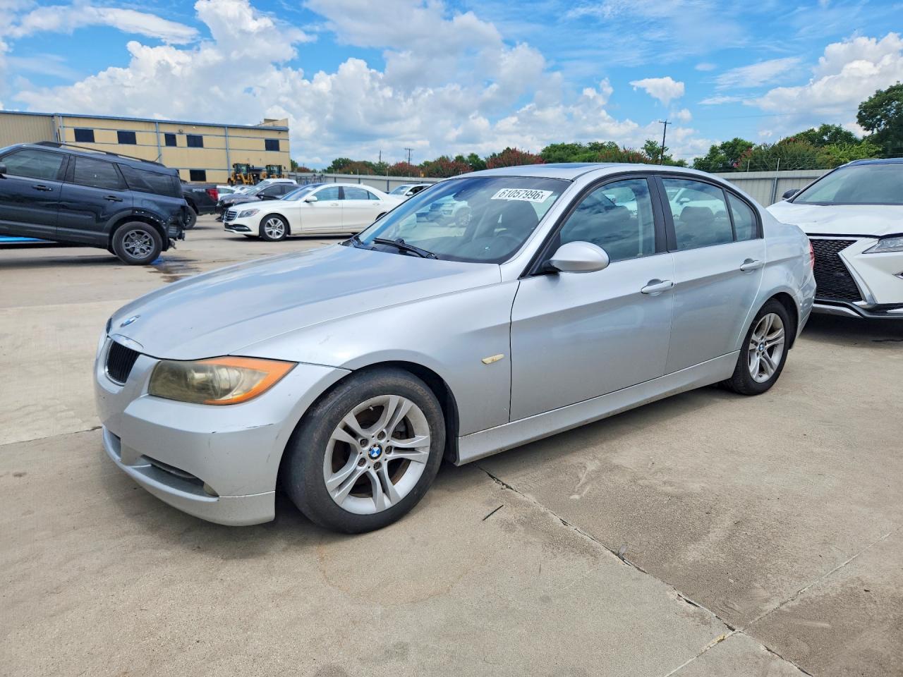 2008 Bmw 328 I Sulev Silver vin: WBAVC53548FZ84213