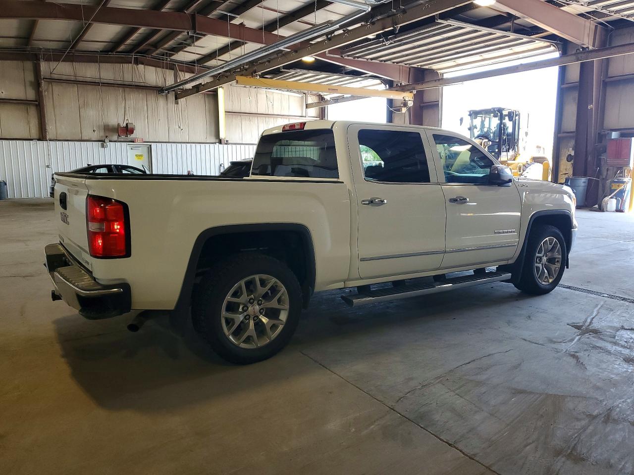 2015 Gmc Sierra K1500 Slt White vin: 3GTU2VEJ4FG529059