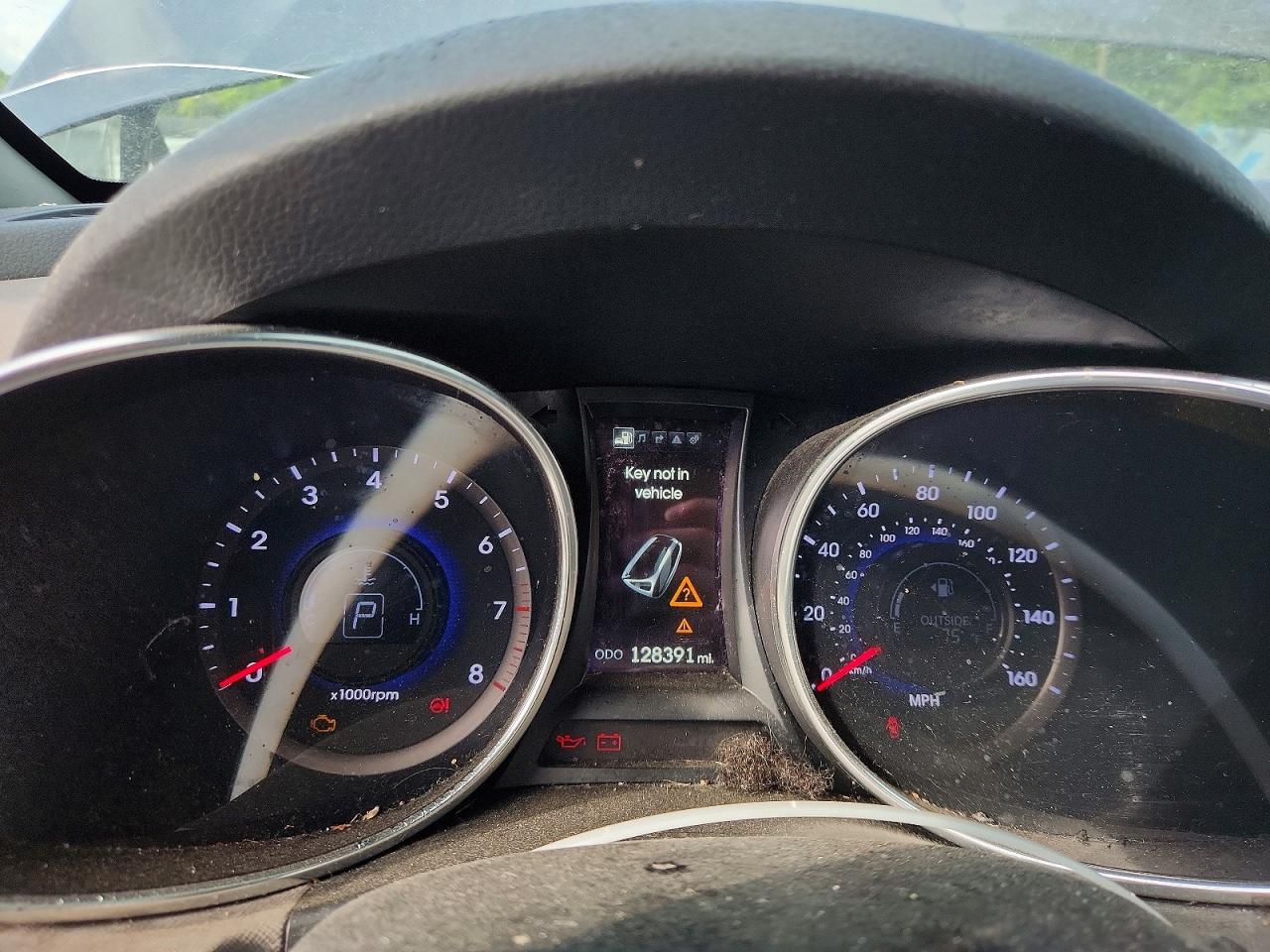 2013 Hyundai Santa Fe Sport 2.4l Gray vin: 5XYZU3LB9DG096737