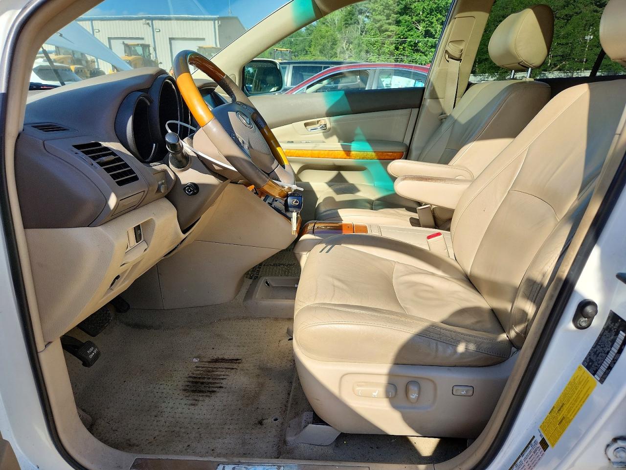 2008 Lexus Rx 350 White vin: 2T2HK31U98C094845