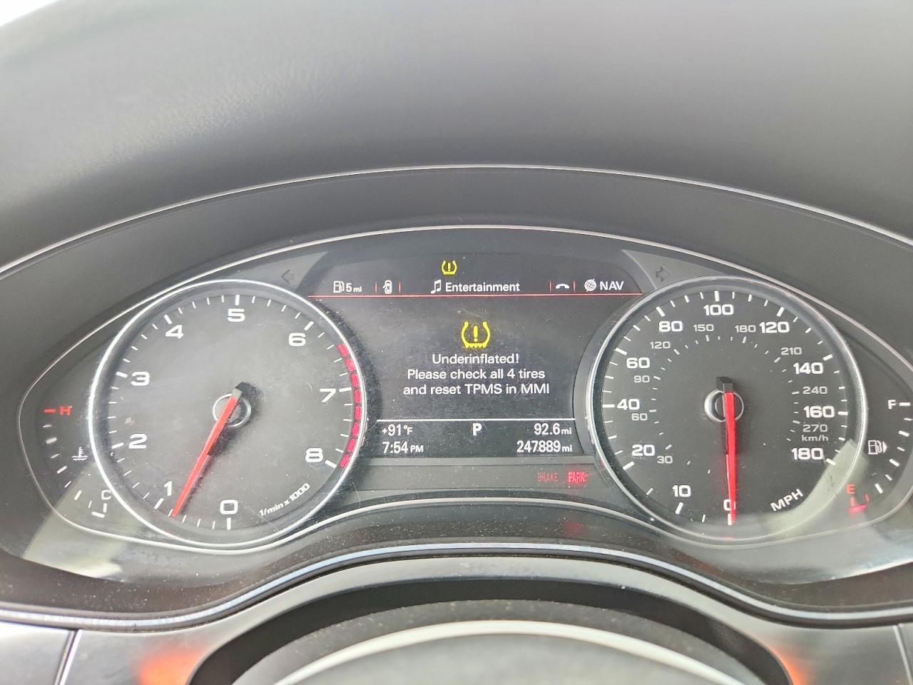 2012 Audi A7 Prestige Black vin: WAUSGAFC5CN002164