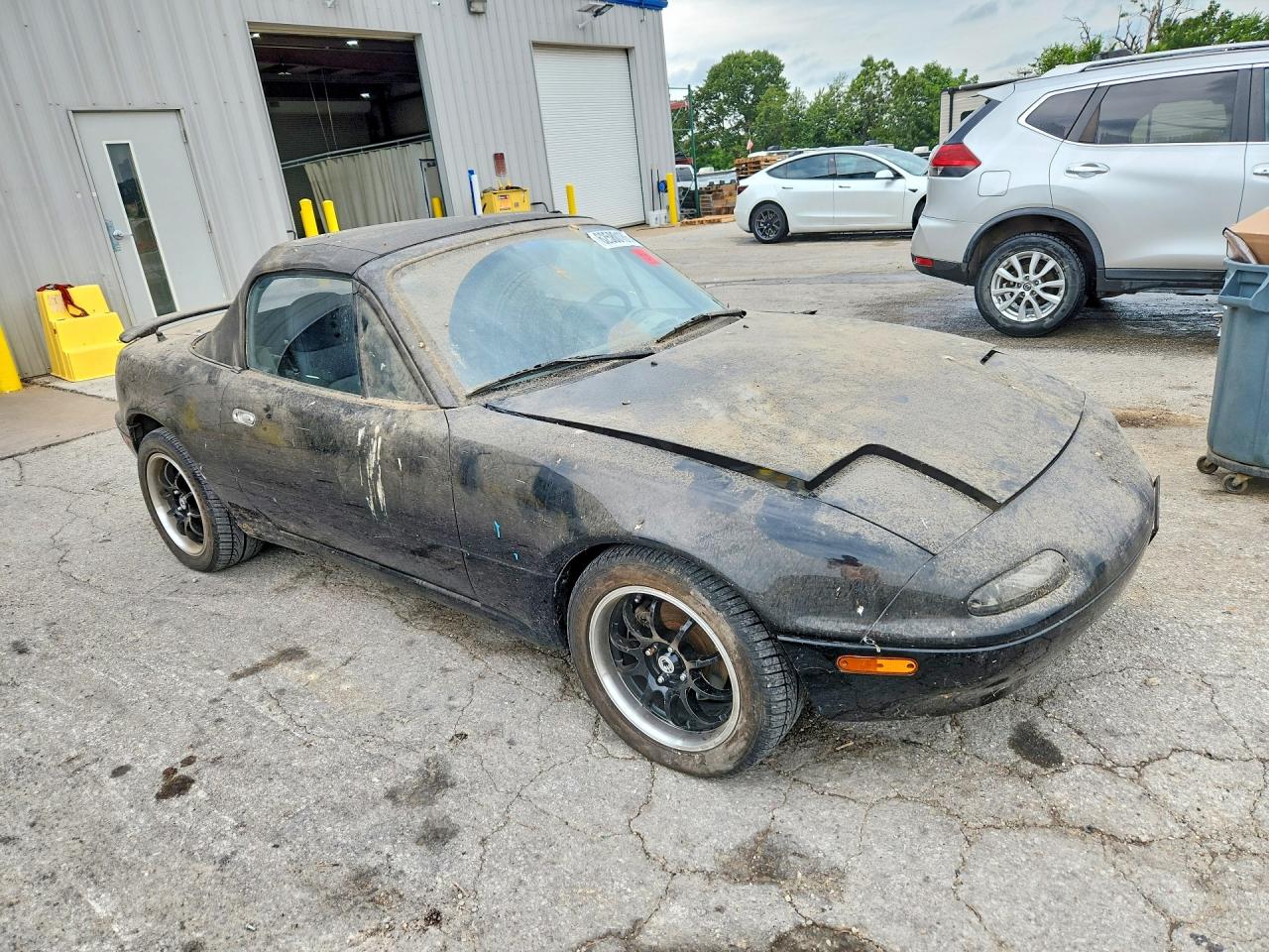 1990 Mazda Mx-5 Miata Black vin: JM1NA351XL0144763