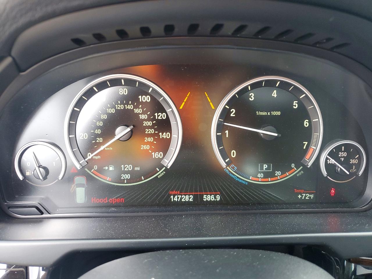 2014 Bmw X5 Xdrive50i Black vin: 5UXKR6C52E0J72920