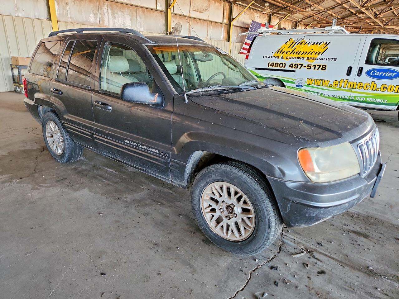 2002 Jeep Grand Cherokee Limited Белый vin: 1J4GW58N82C128489