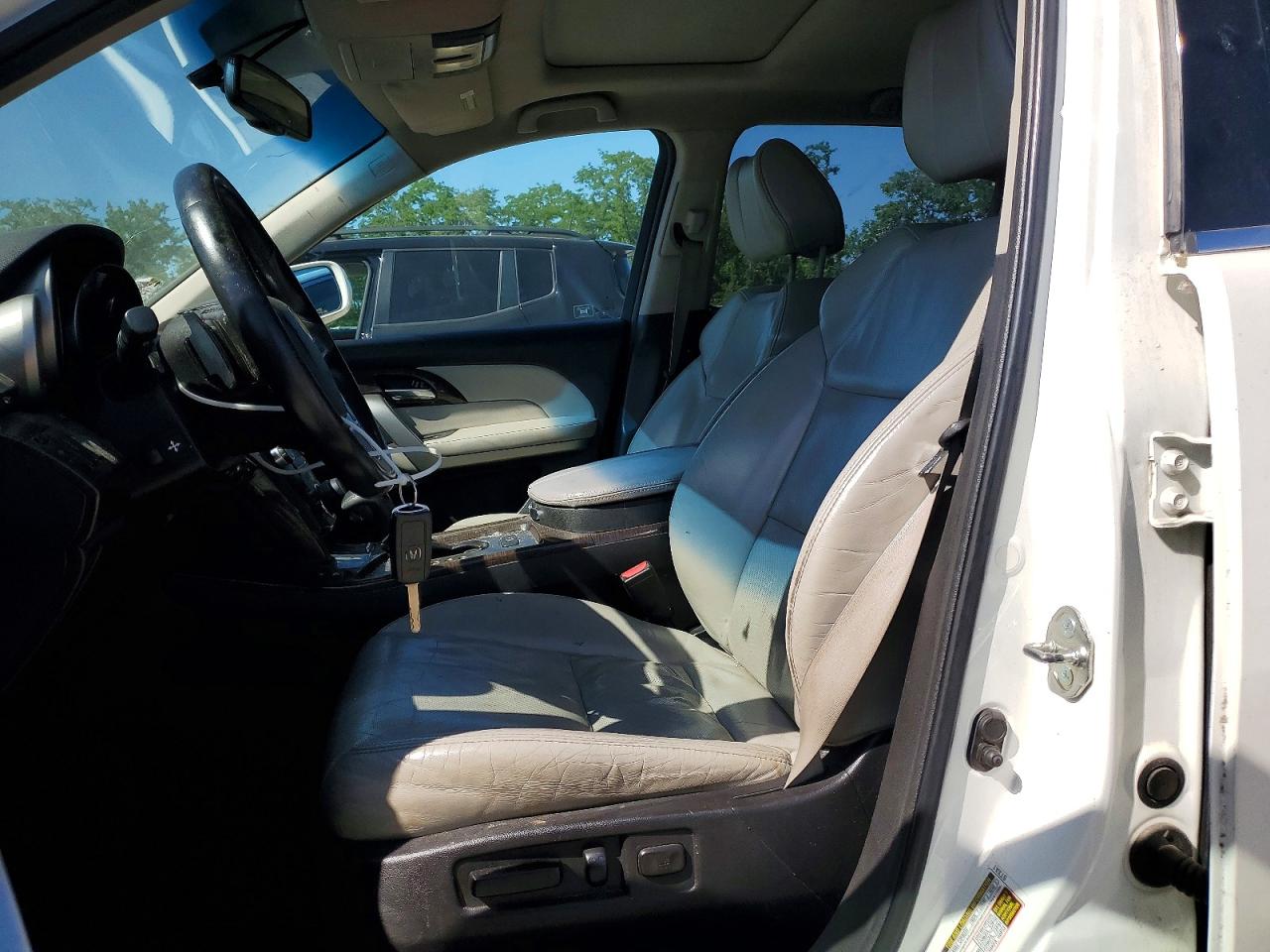 2011 Acura Mdx Advance White vin: 2HNYD2H55BH519539