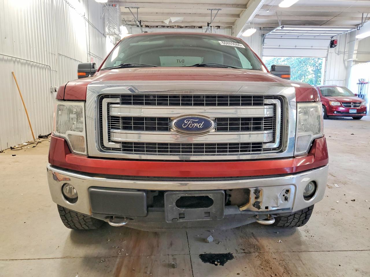 2014 Ford F150 Super Cab Maroon vin: 1FTFX1EF4EKF58325