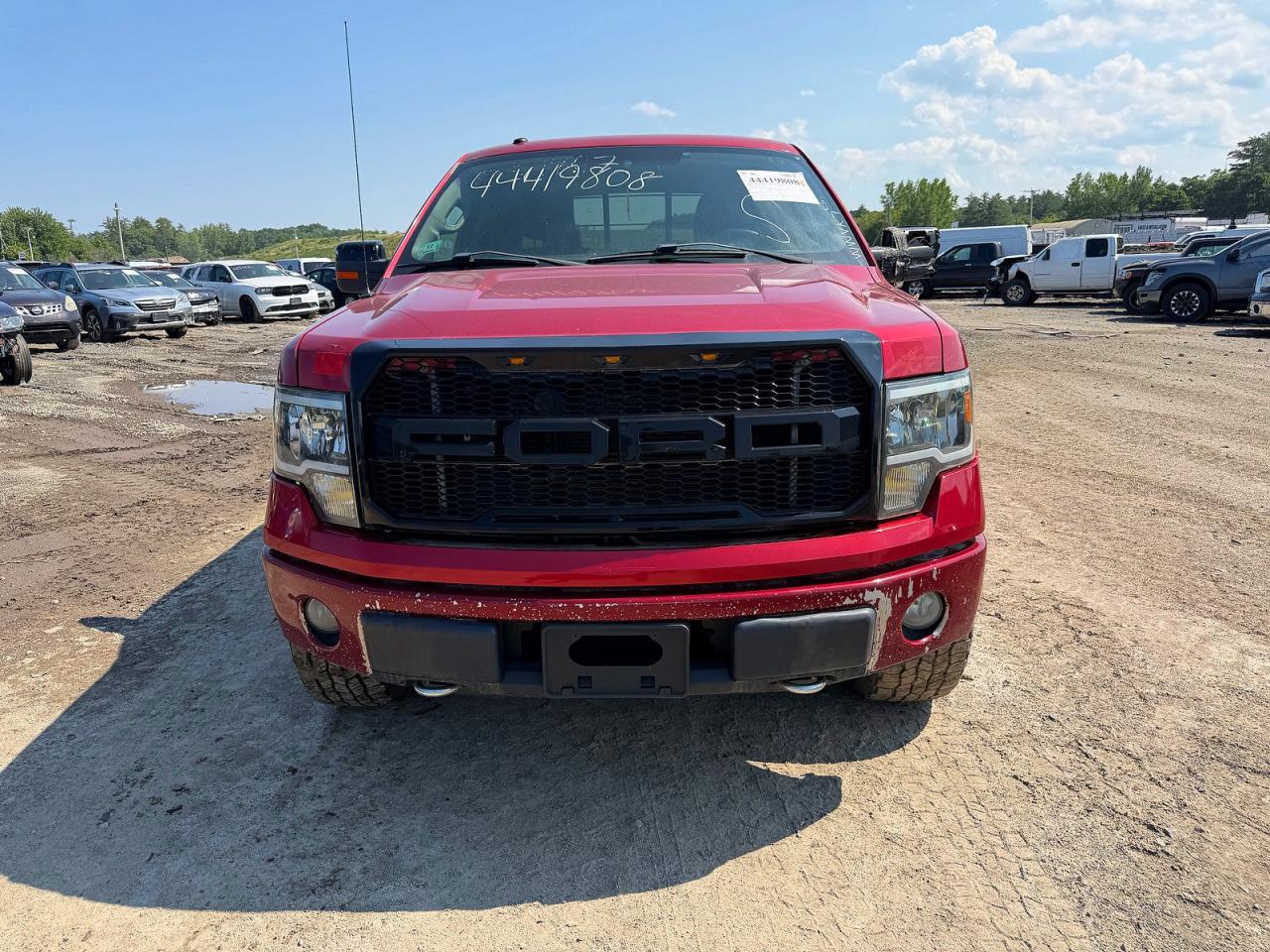 2009 Ford F150 Supercrew Red vin: 1FTPW14V89FB39943