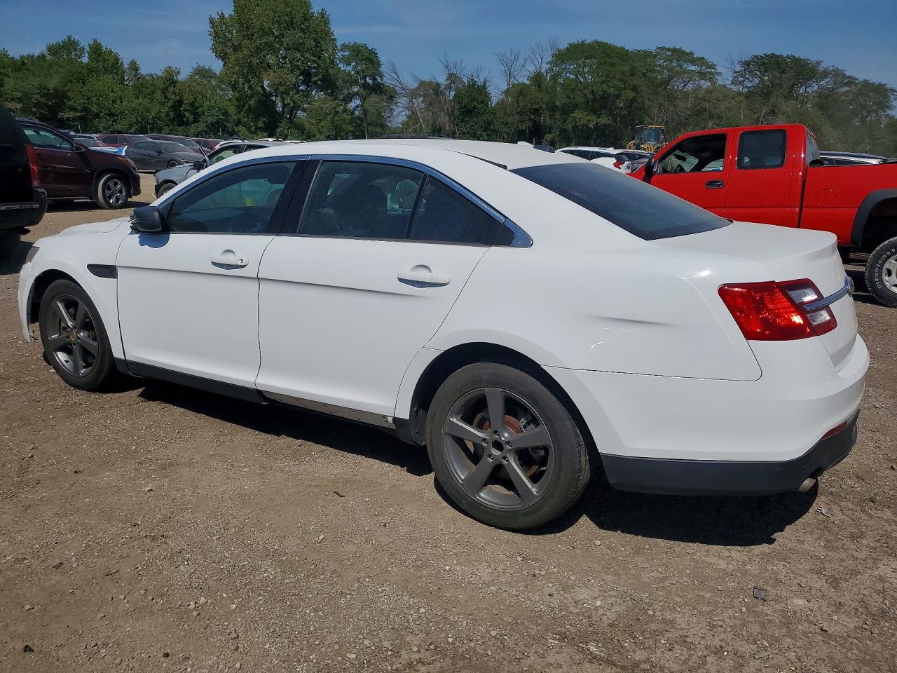 2015 Ford Taurus Police Interceptor White vin: 1FAHP2L82FG102336