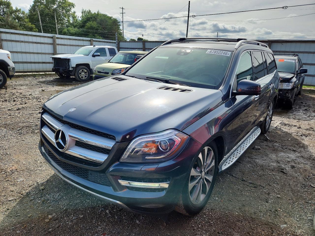 2013 Mercedes-benz Gl 450 4matic Gray vin: 4JGDF7CE9DA102022