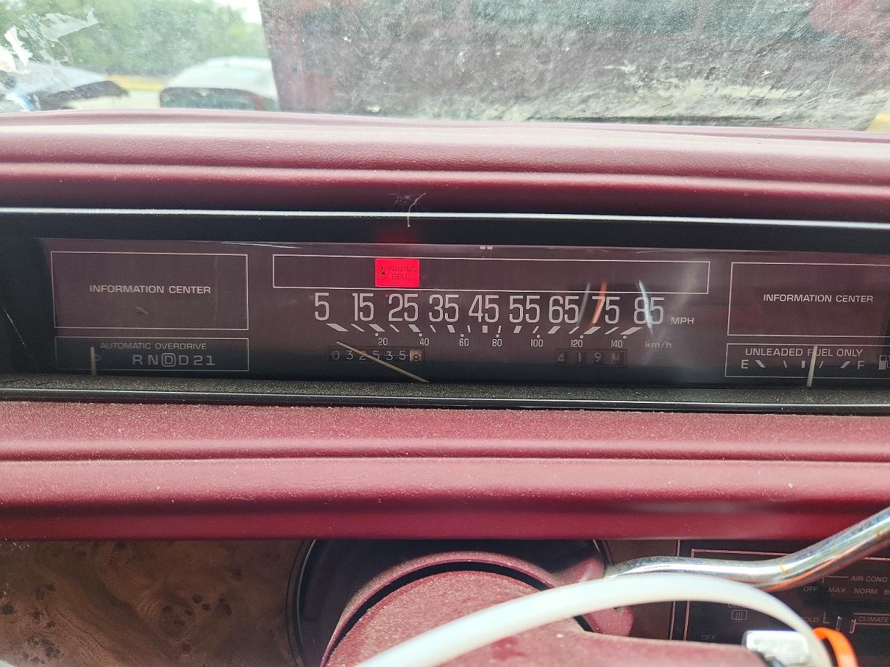 1991 Buick Lesabre Custom Red vin: 1G4HP54C6MH410692