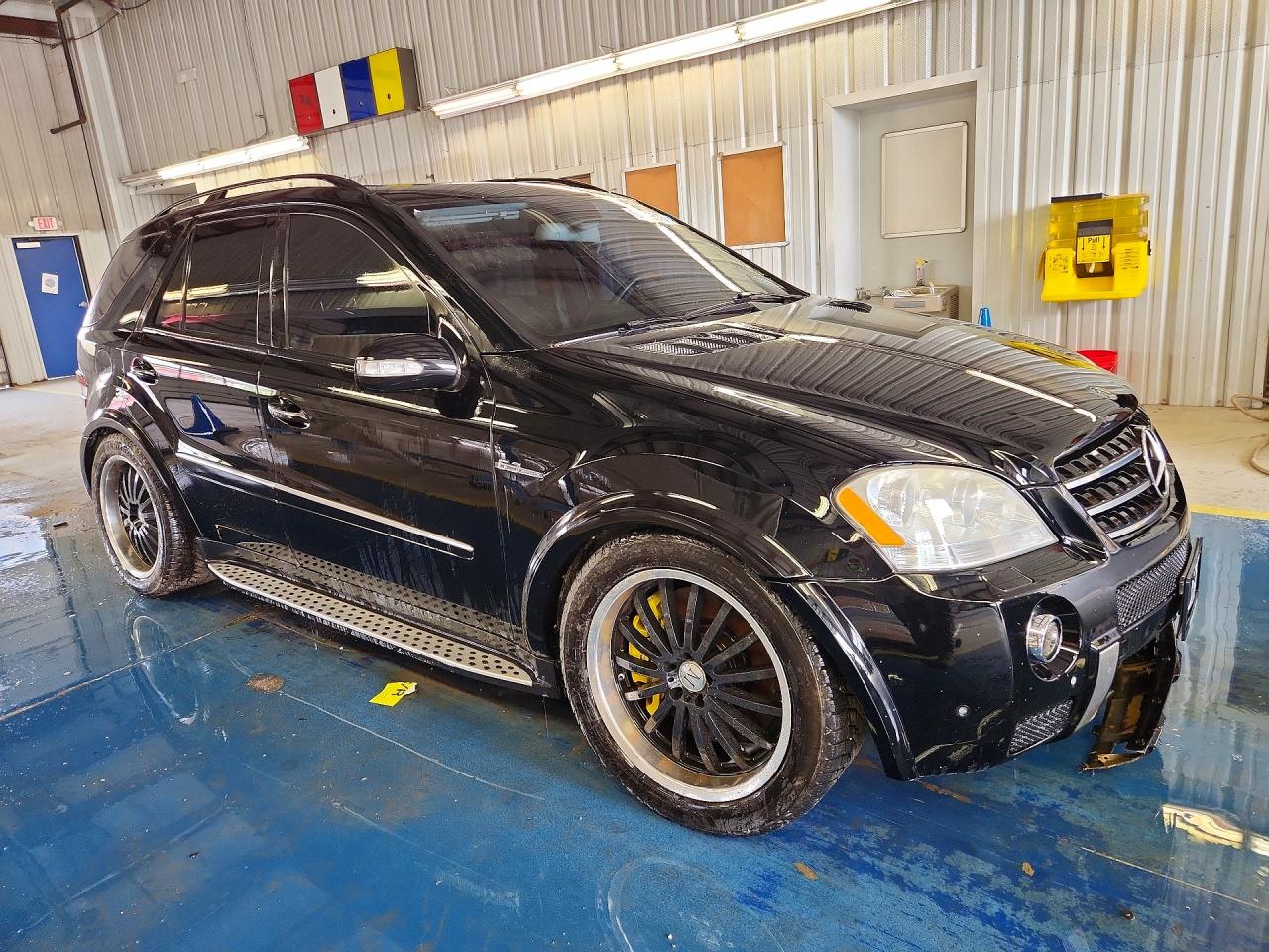 2007 Mercedes-benz Ml 63 Amg Черный vin: 4JGBB77E17A199878