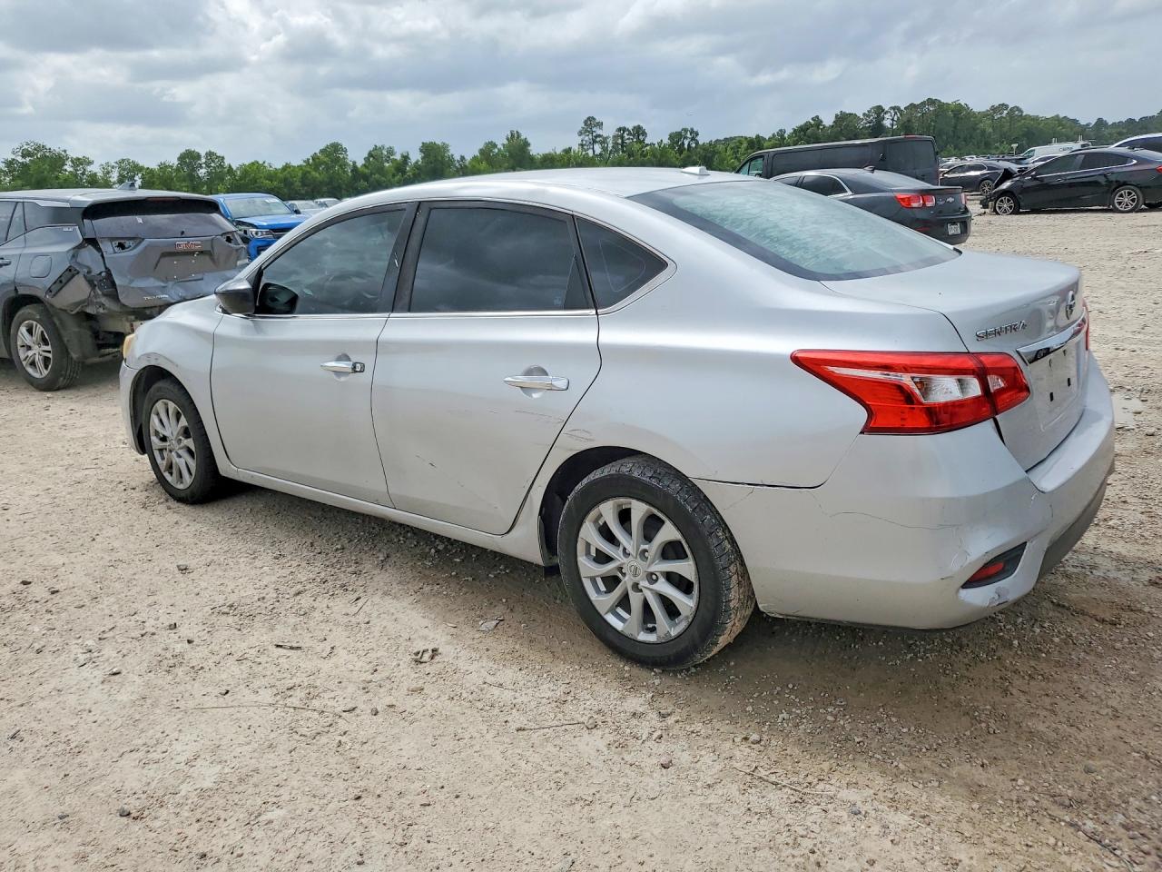 2017 Nissan Sentra Sv Silver vin: 3N1AB7AP5HY397793